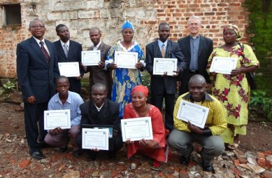 Graduates of the ITN Diploma in Theology program, Bukavu, DRC
